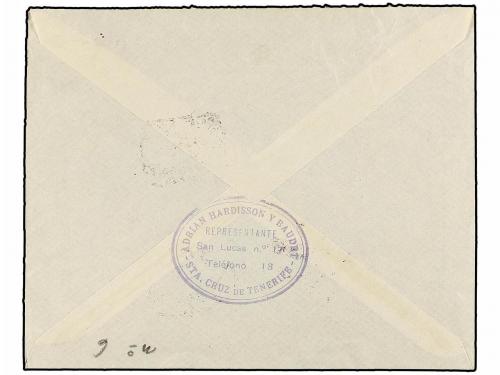 ✉ ESPAÑA: CANARIAS. Ed. 52/53, 56/57. 1938. SANTA CRUZ DE TE