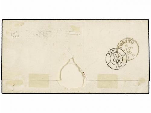 ✉ ITALIA ANTIGUOS ESTADOS: MODENA. Sa. 2, 2b, 10 (4). 1852. 