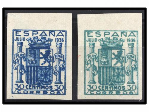 ** ESPAÑA. Ed. NE 56/57. NO EMITIDOS. Serie completa. LUJO. 