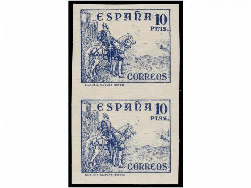 ** ESPAÑA. Ed. 814/31s. SERIE COMPLETA en parejas SIN DENTAR