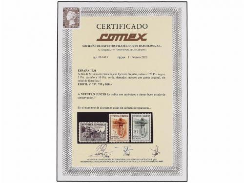 ** ESPAÑA. Ed. 792/800. SERIE COMPLETA, centraje perfecto. L