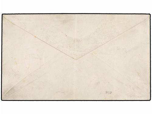 ✉ MONTSERRAT. Sg. 1a. 1883. MONTSERRAT to DOMINICA. 1 d. red