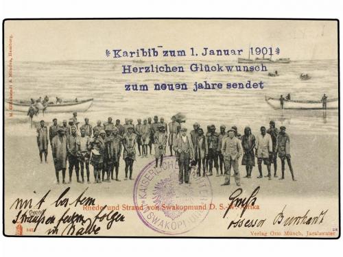 ✉ AFRICA DEL SUDOESTE ALEMANA. 1901. KARIBIB to GERMANY. Pos