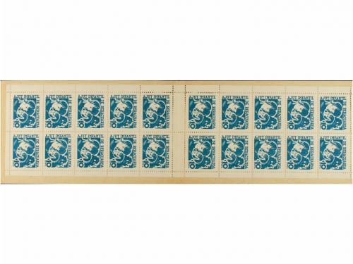 ESPAÑA GUERRA CIVIL. AJUT INFANTIL DE RERAGUARDA. 10 cts. ve