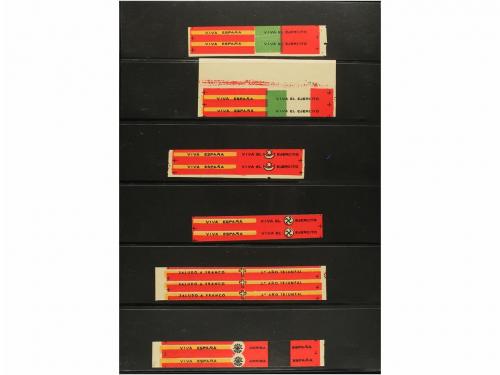 * ESPAÑA GUERRA CIVIL. ETIQUETAS PATRIÓTICAS NACIONALES. Col