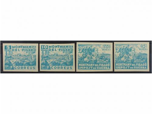 * ESPAÑA GUERRA CIVIL. MONTMANY DEL FIGARO. Serie completa s