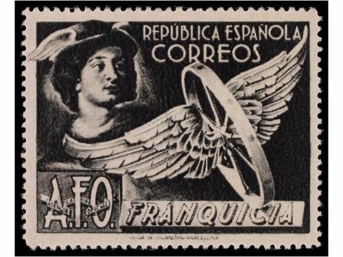 ** ESPAÑA: FRANQUICIAS POSTALES. Ed. 23/27. SERIE COMPLETA. 