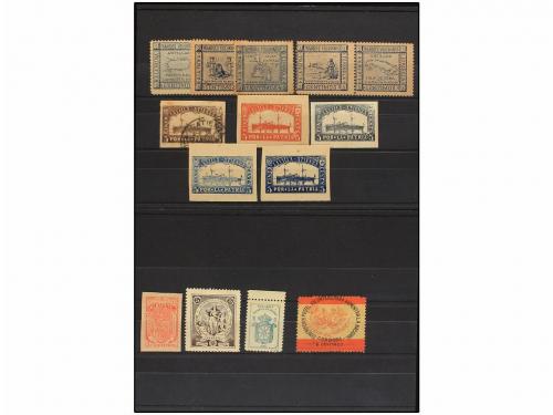 */° ESPAÑA: VIÑETAS. 1898. GUERRA DE CUBA. Conjunto de viñet