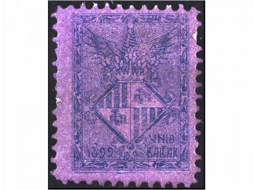 * ESPAÑA: VIÑETAS. UNIÓ BALEAR. Diez viñetas en distintos co