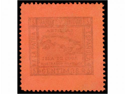 ESPAÑA: VIÑETAS. BARCELONA GUERRA DE CUBA. Serie de cinco se