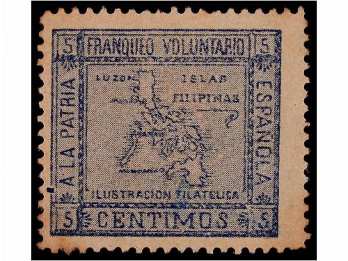 * ESPAÑA: VIÑETAS. BARCELONA GUERRA DE CUBA. Serie de cinco 