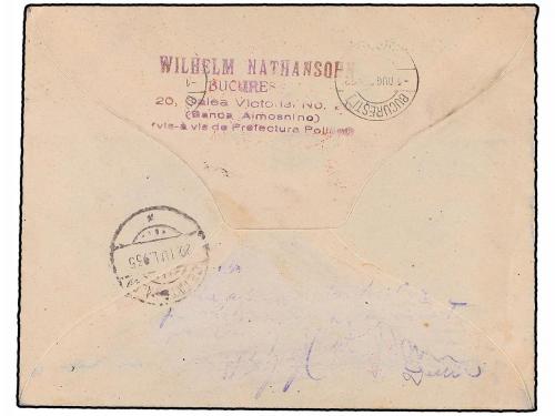 ✉ RUMANIA. 1935 (20-VII). BUCAREST a CETATEA ALBA. FIRST FLI