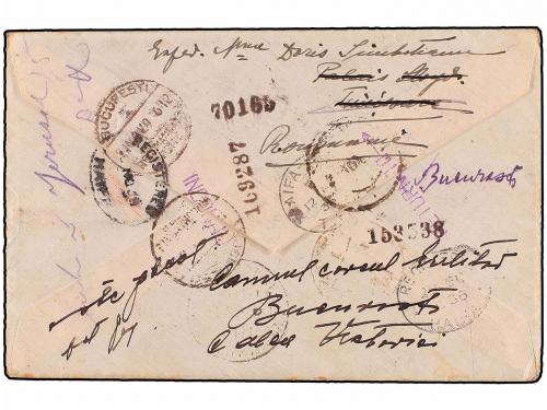 ✉ RUMANIA. 1936 (27-X). BUCAREST a HAIFA (Palestina). FIRST 