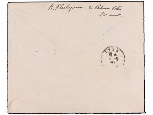 ✉ RUMANIA. 1926 (9-IX). BUCAREST a LYON. FIRST FLIGHT. Vuelo