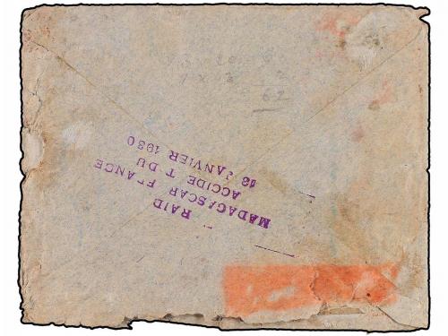 ✉ MADAGASCAR. 1930 (10-I). MADAGASCAR FRANCIA. CRASH COVER. 