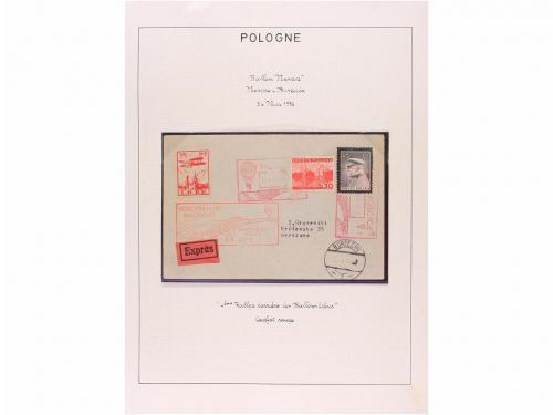 ✉ BELGICA. 1935. COUPE GORDON-BENNETT. Siete cartas circulad