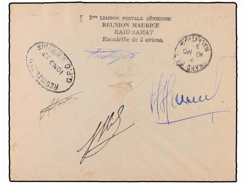 ✉ REUNION. 1933 (9-XI). REUNIÓN a PORT LOUIS (Maurice). PRIM