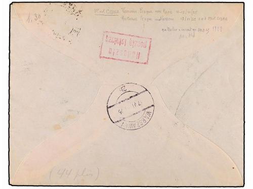 ✉ RUMANIA. 1925 (17-VI). BUCAREST a VARSOVIA. FIRST FLIGHT. 