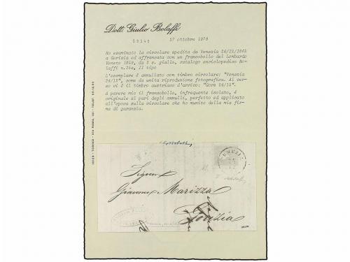 ✉ ITALIA ANTIGUOS ESTADOS: LOMBARDO-VENECIA. Sa. 28. 1862. V