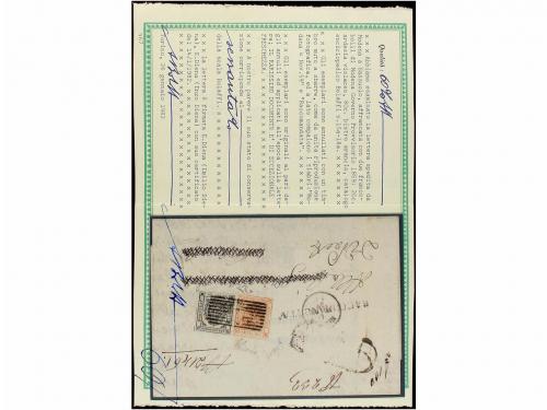 ✉ ITALIA ANTIGUOS ESTADOS: MODENA. Sa. 18, 15. 1859. MÓDENA 