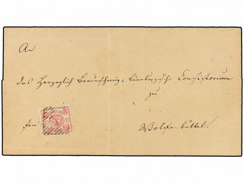 ✉ ALEMANIA ANTIGUOS ESTADOS: BRUNSWICK. Mi. 12A. (1861 CA.).