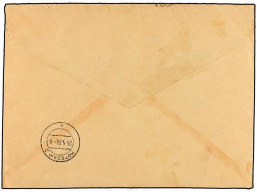 ✉ ESPAÑA: CANARIAS. Ed. 33hov (4). 1938. LAS PALMAS a ALEMAN