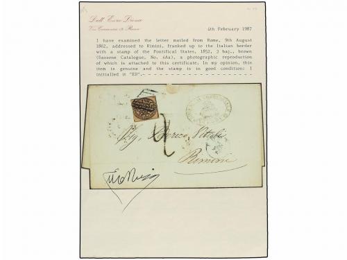 ✉ ITALIA ANTIGUOS ESTADOS: ESTADOS PONTIFICIOS. Sa. 4Aa. 186