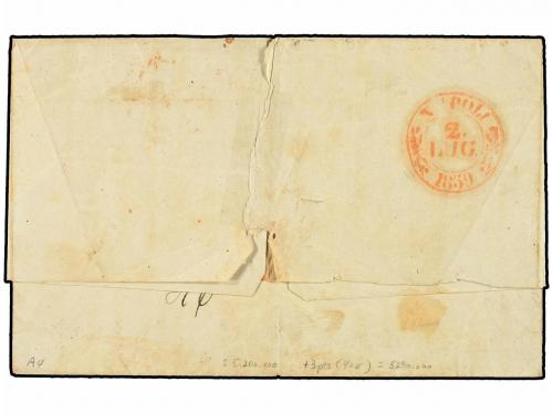 ✉ ITALIA ANTIGUOS ESTADOS: ESTADOS PONTIFICIOS. Sa. 2 (5). 1