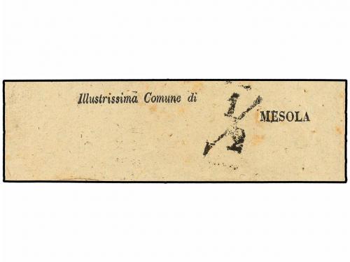 ✉ ITALIA ANTIGUOS ESTADOS: ESTADOS PONTIFICIOS. Sa. 1. (1852