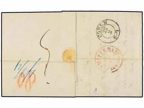 ✉ ITALIA ANTIGUOS ESTADOS: ESTADOS PONTIFICIOS. Sa. 6. 1852.