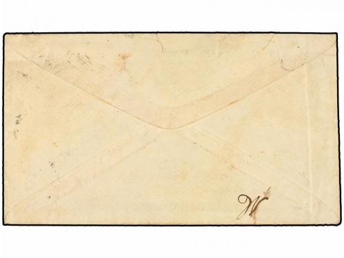 ✉ COLOMBIA. Sc. 69. (1873 CA.). Sobre salida de COLOMBIA con