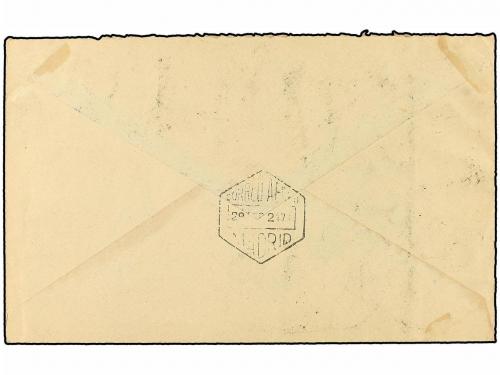 ✉ ESPAÑA. Ed. 293s (4), 292 (2), 295 (2). 1924. LARACHE (Mar