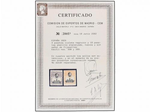 ** ESPAÑA. Ed. 297/309. SERIE completa. Excelentes centrajes