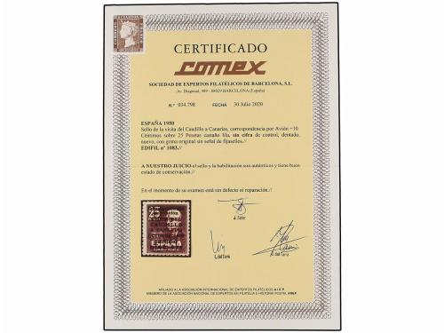 ** ESPAÑA. Ed. 1083. CANARIAS AVIÓN SIN NÚMERO. Buen centraj