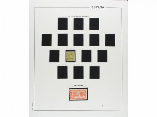 LOTES y COLECCIONES. ESPAÑA. Colección de 1900-1955 en hojas