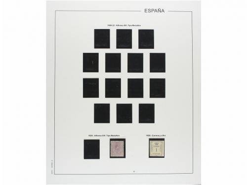 LOTES y COLECCIONES. ESPAÑA. Colección de 1900-1955 en hojas