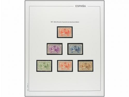 LOTES y COLECCIONES. ESPAÑA. Colección de 1900-1955 en hojas