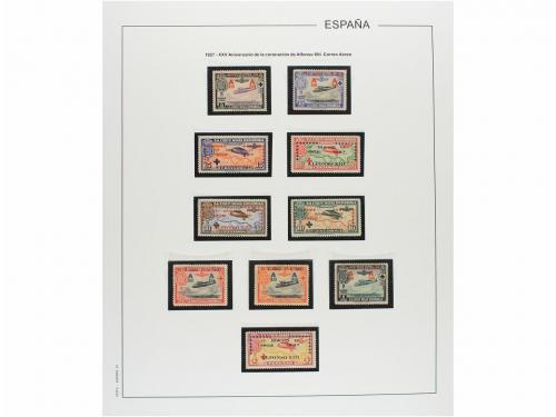 LOTES y COLECCIONES. ESPAÑA. Colección de 1900-1955 en hojas