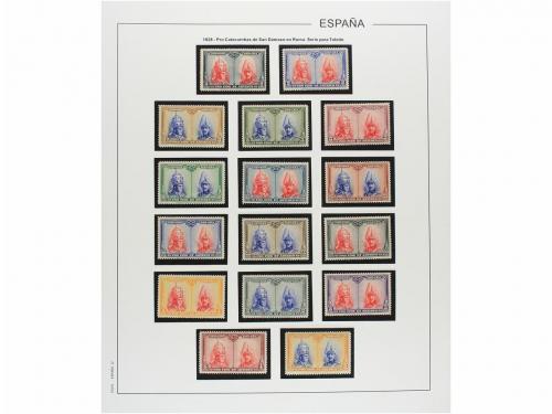 LOTES y COLECCIONES. ESPAÑA. Colección de 1900-1955 en hojas