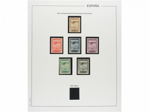 LOTES y COLECCIONES. ESPAÑA. Colección de 1900-1955 en hojas