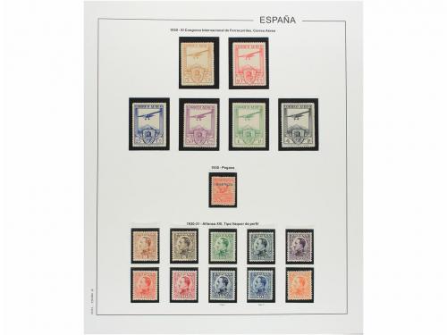 LOTES y COLECCIONES. ESPAÑA. Colección de 1900-1955 en hojas