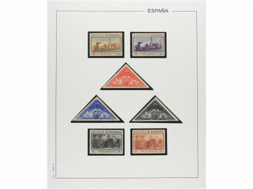 LOTES y COLECCIONES. ESPAÑA. Colección de 1900-1955 en hojas