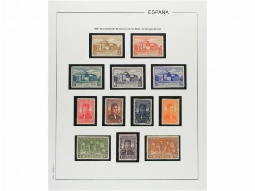 LOTES y COLECCIONES. ESPAÑA. Colección de 1900-1955 en hojas