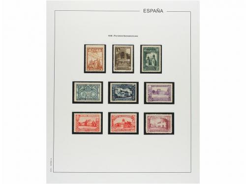 LOTES y COLECCIONES. ESPAÑA. Colección de 1900-1955 en hojas