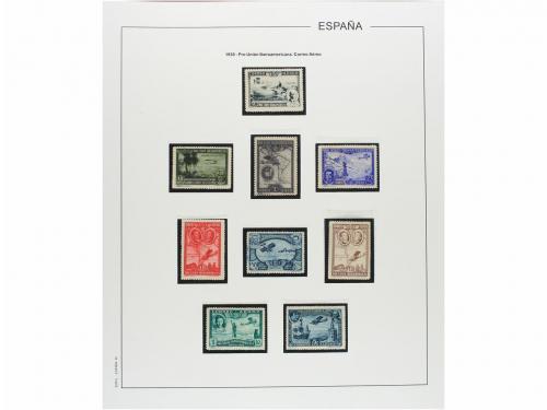 LOTES y COLECCIONES. ESPAÑA. Colección de 1900-1955 en hojas