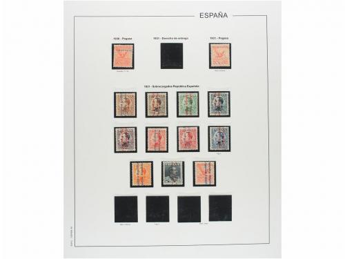 LOTES y COLECCIONES. ESPAÑA. Colección de 1900-1955 en hojas