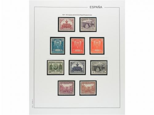 LOTES y COLECCIONES. ESPAÑA. Colección de 1900-1955 en hojas
