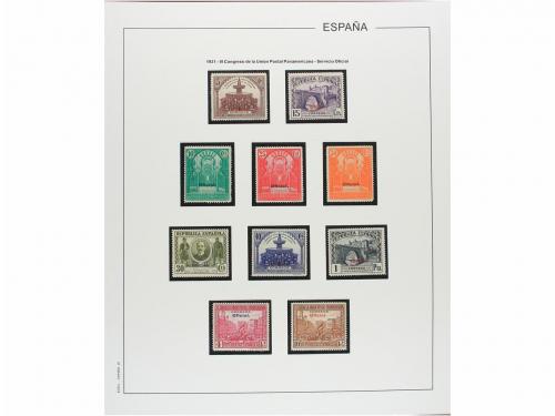 LOTES y COLECCIONES. ESPAÑA. Colección de 1900-1955 en hojas