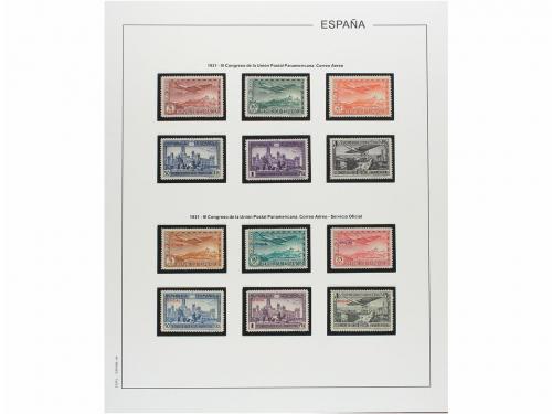 LOTES y COLECCIONES. ESPAÑA. Colección de 1900-1955 en hojas