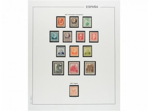 LOTES y COLECCIONES. ESPAÑA. Colección de 1900-1955 en hojas